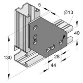 Verbindungslaschen SX 45
